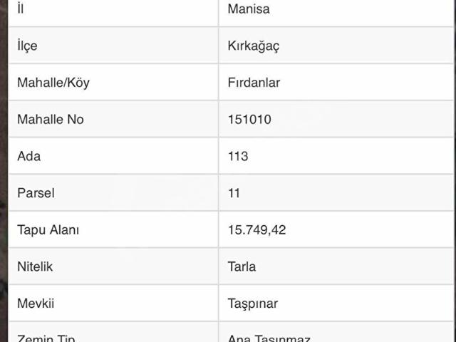 Çobanlar, Kırkağaç içerisinde satılık Arsa