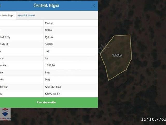 Gülistan, Salihli içerisinde satılık Arsa