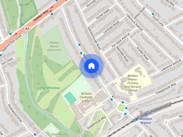 Apartment for rent in Old Malden, Greater London
