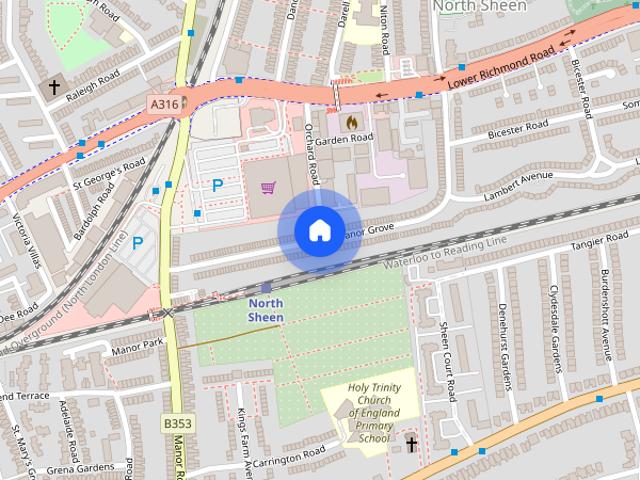 House for rent in North Sheen, Greater London