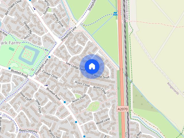 House for rent in Park Farm, Ashford