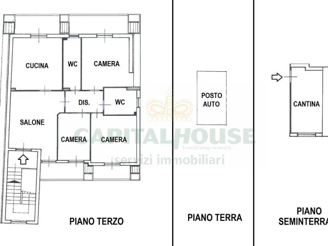 Attico in vendita a Casalba, Macerata Campania