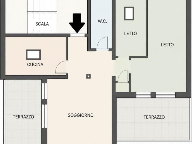 Attico in vendita a Rivergaro, Reggio Emilia