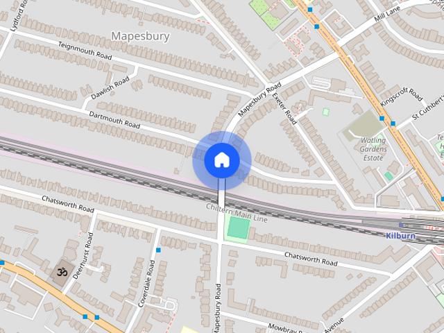 House for rent in Mapesbury, Greater London