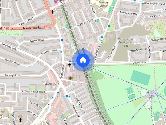 Apartment for rent in Shacklewell, Greater London