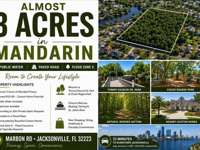 Land for sale in Jacksonville, Florida