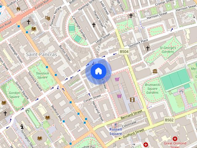 Apartment for rent in Bloomsbury, Saint Pancras
