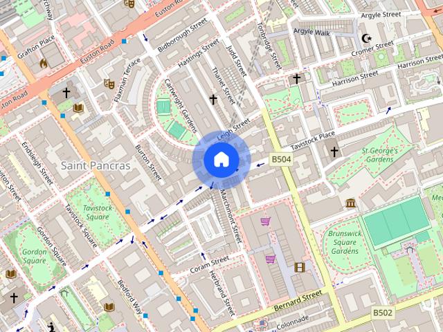 Apartment for rent in Bloomsbury, Saint Pancras
