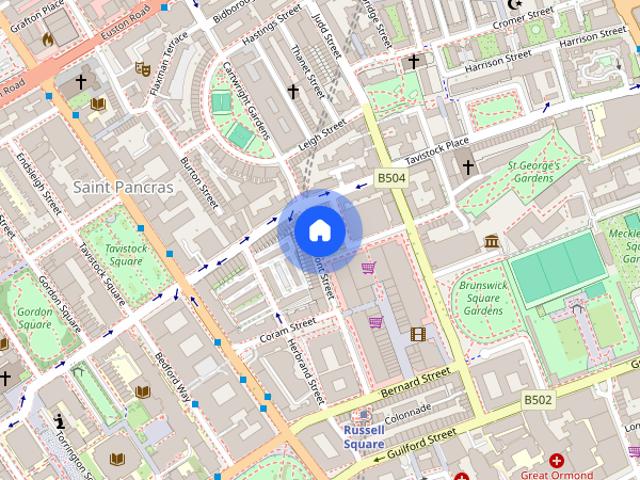 Apartment for rent in Bloomsbury, Saint Pancras