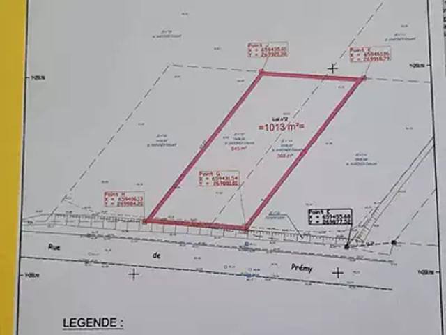 Terrain vente à Cambrai, Marcoing