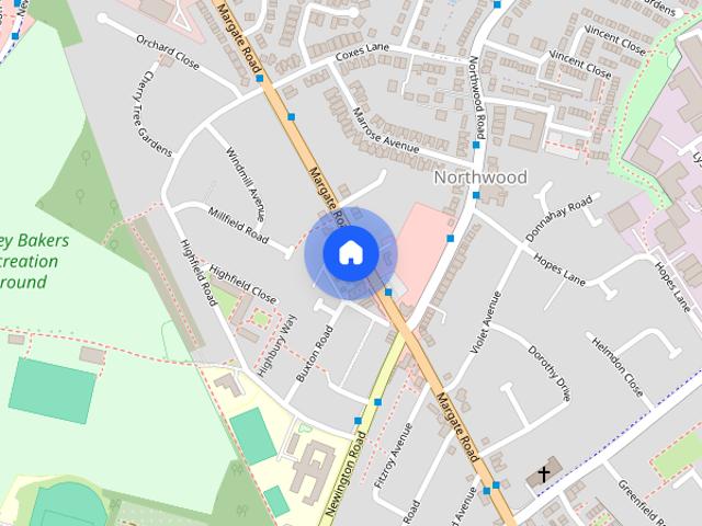 Room for rent in Northwood, Thanet