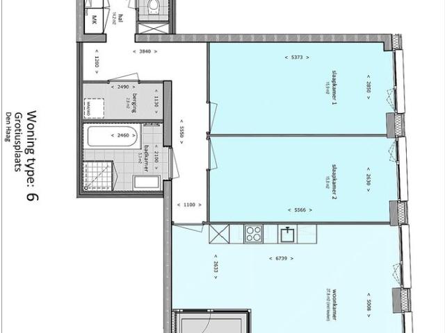 Appartement te huur in Bezuidenhout, Den Haag