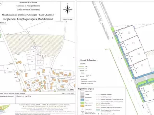 Terrain vente à Château-Gontier, Marigné-peuton