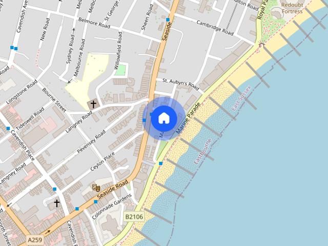 Apartment for rent in Roselands, Eastbourne