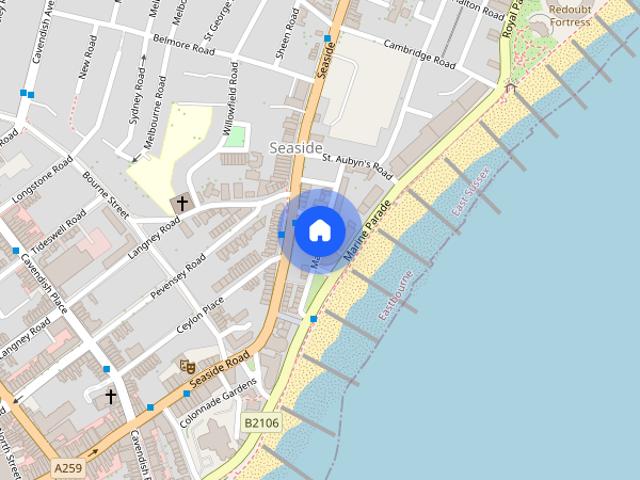 Apartment for rent in Roselands, Eastbourne