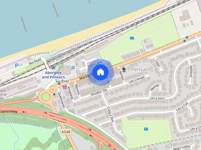 Apartment for rent in Abergele, Pensarn