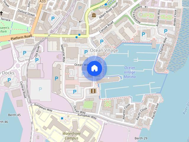 Apartment for rent in Ocean Village, Southampton