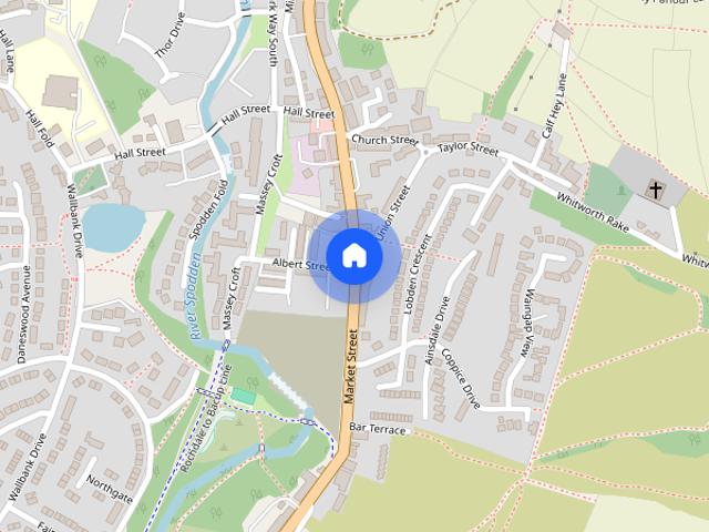 House for rent in Broadley, Irwell Vale