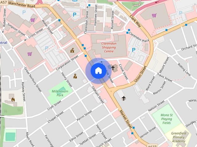 Apartment for rent in Hyde, Cheetham Fold