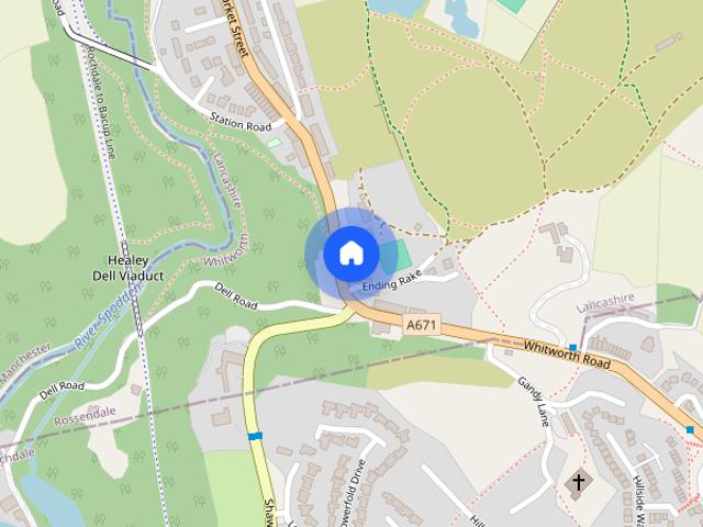 House for rent in Broadley, Irwell Vale