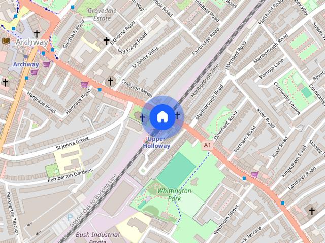 Apartment for rent in Archway, Greater London