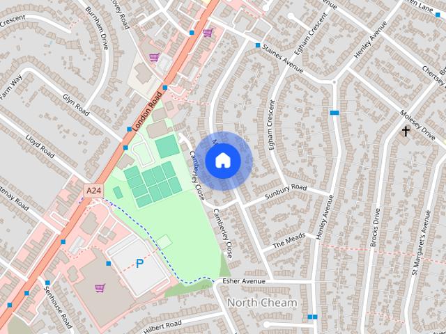 House for rent in Worcester Park, Greater London