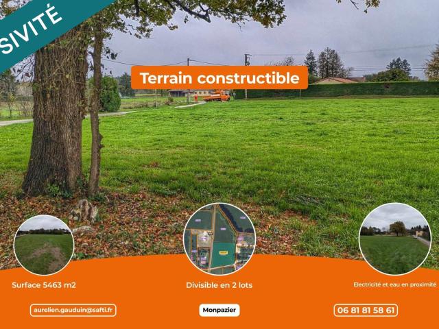 Terrain vente à Marsalès