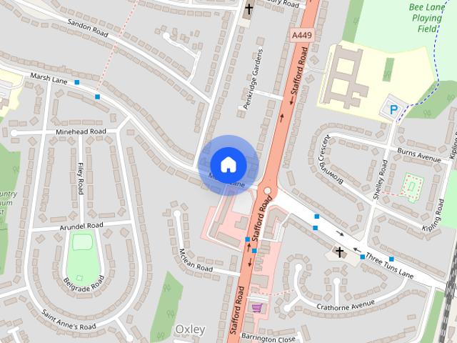 House for rent in Oxley, Wolverhampton