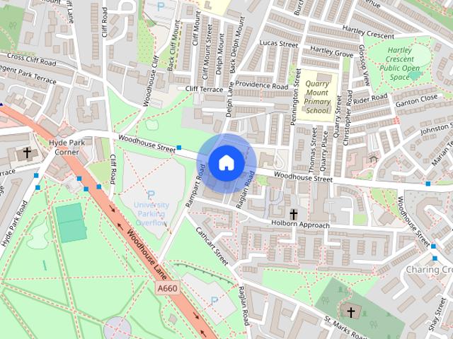 Apartment for rent in Woodhouse, West Yorkshire