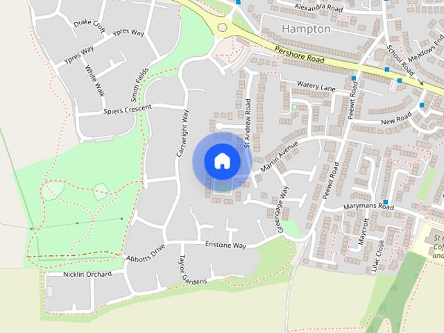 House for rent in Hampton, Wychavon