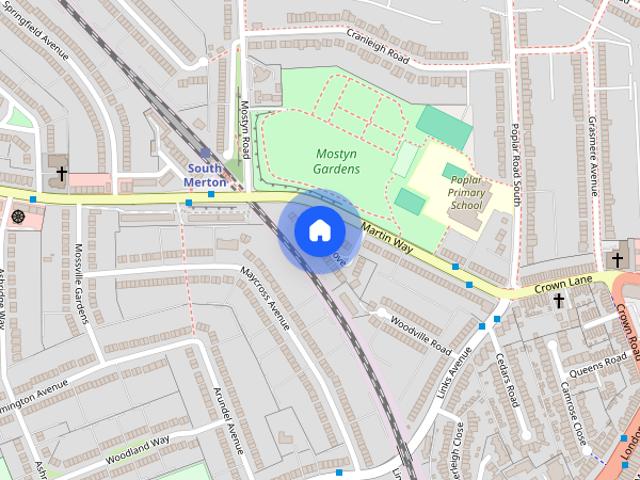 House for rent in London Borough of Merton, Greater London