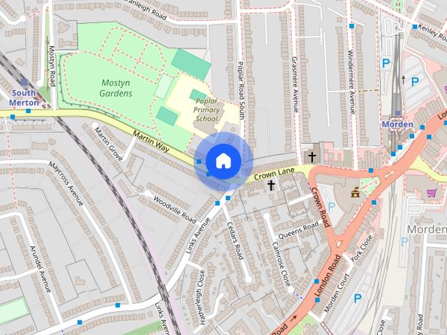 House for rent in London Borough of Merton, Greater London