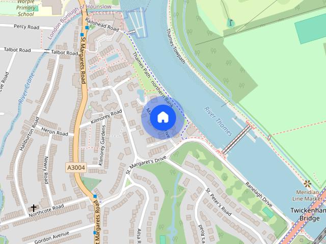 House for rent in St Margarets, Greater London