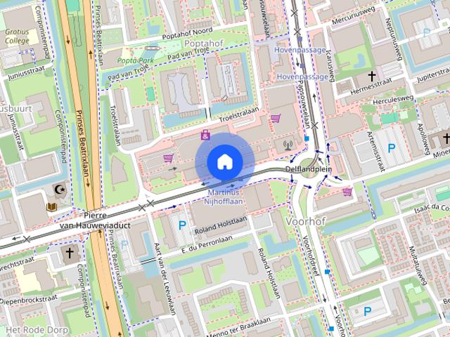 Appartement te huur in Voorhof, Delft