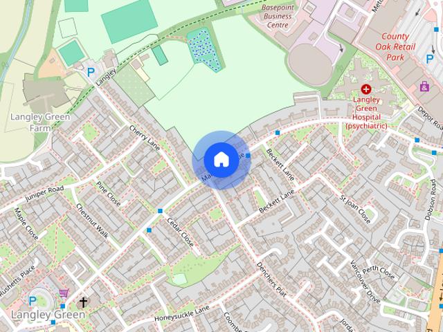 House for rent in Langley Green, Glynde