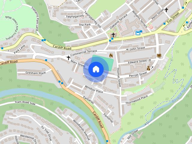 House for rent in Treharris