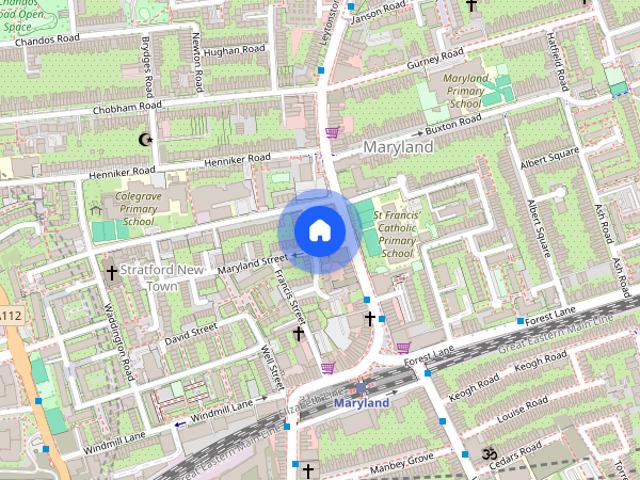 House for rent in Maryland, Greater London