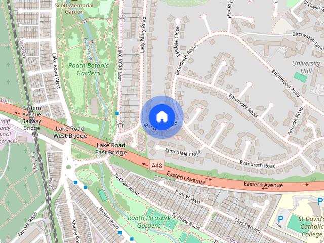 House for rent in Penylan, Falcon Lodge