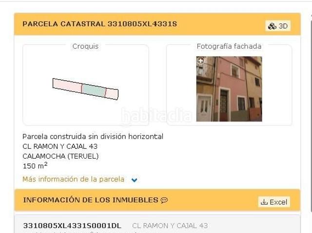Casa Rural en venta en Calamocha, Jiloca