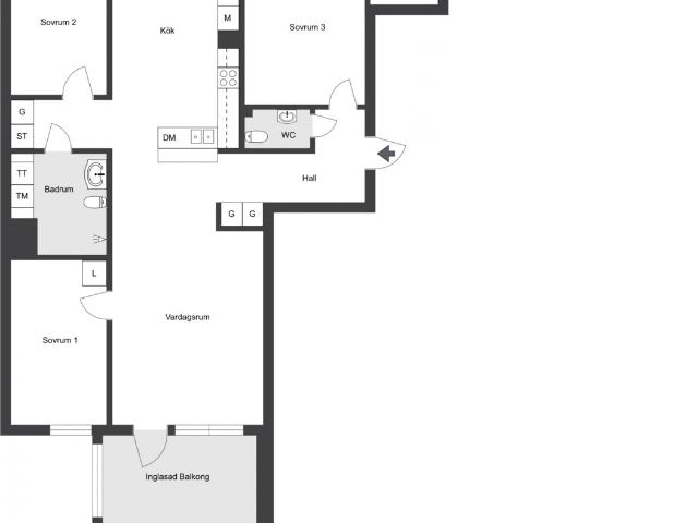 Bostadsrätt till salu i Kallhäll, Stockholm