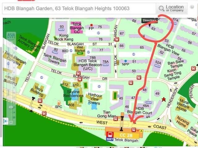 Room for rent in Telok Blangah