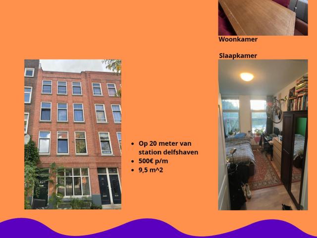 Kamer te huur in Tussendijken, Rotterdam