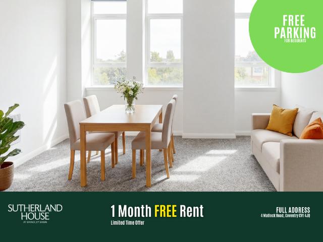 Apartment for rent in Hillfields, West Midlands