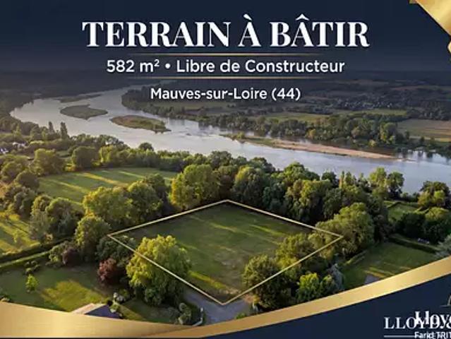 Terrain vente à Nantes, Mauves-sur-loire