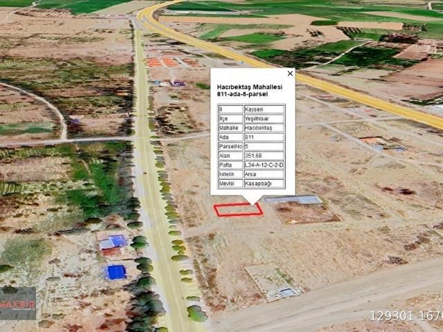 Yeşilhisar, Kayseri içerisinde satılık Arsa