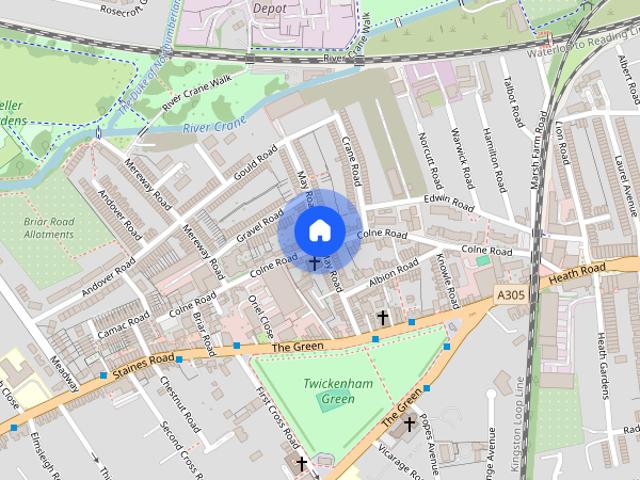 House for rent in Strawberry Hill, Greater London