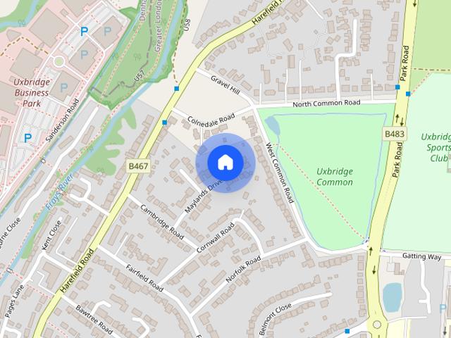 House for rent in Uxbridge, London Borough of Hillingdon