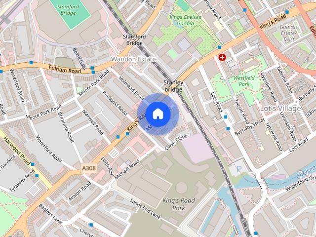 Apartment for rent in Fulham, Cat Hill