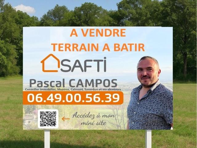 Terrain vente à Pamiers, Mazères
