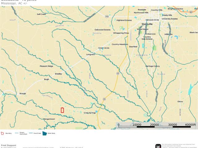 Land for sale in Sturgis, Mississippi